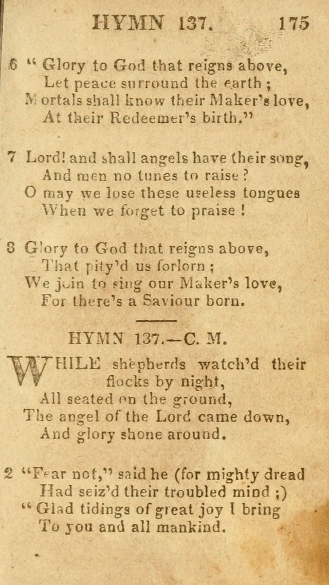 A Choice Collection of Hymns, and Spiritual Songs, designed for the devotions of Israel, in prayer, conference, and camp-meetings...(2nd ed.) page 186