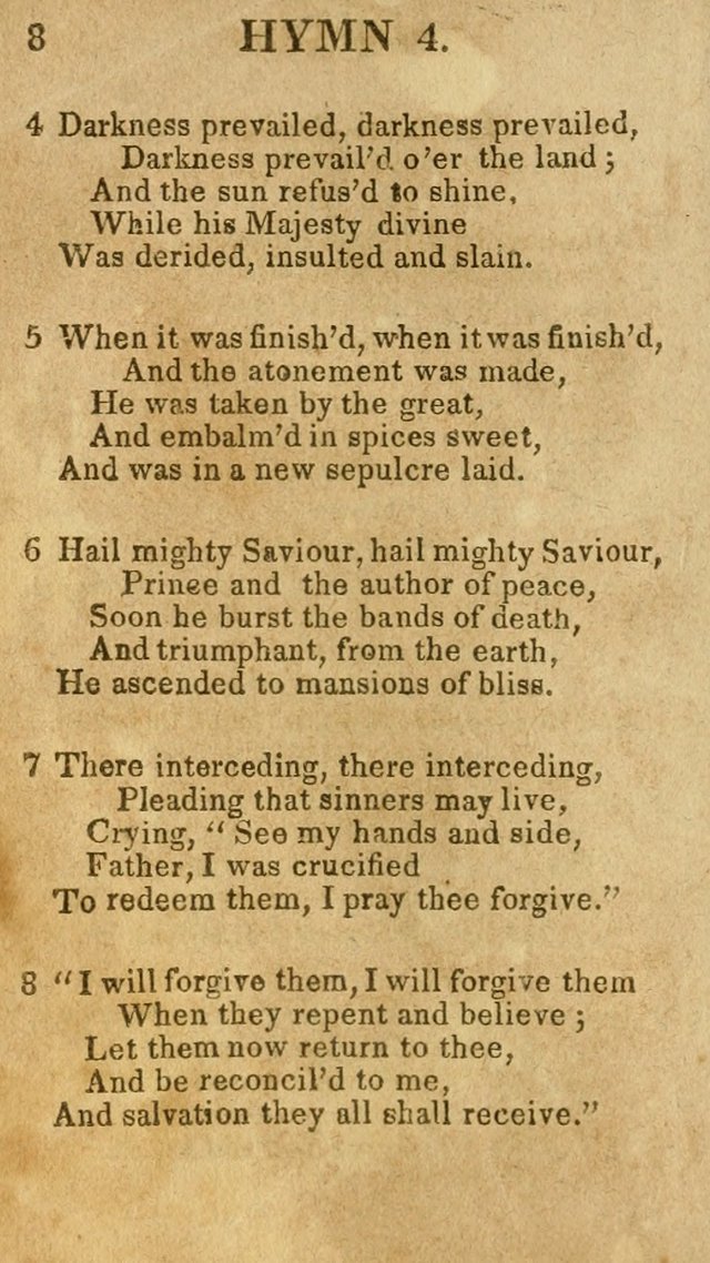 A Choice Collection of Hymns, and Spiritual Songs, designed for the devotions of Israel, in prayer, conference, and camp-meetings...(2nd ed.) page 19