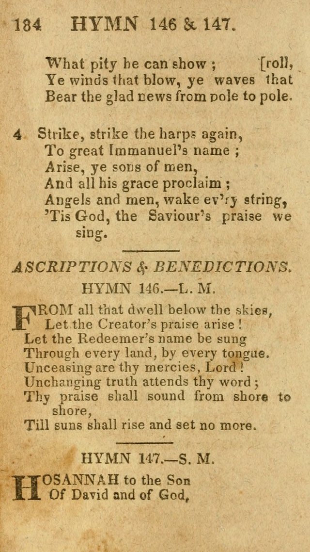 A Choice Collection of Hymns, and Spiritual Songs, designed for the devotions of Israel, in prayer, conference, and camp-meetings...(2nd ed.) page 195