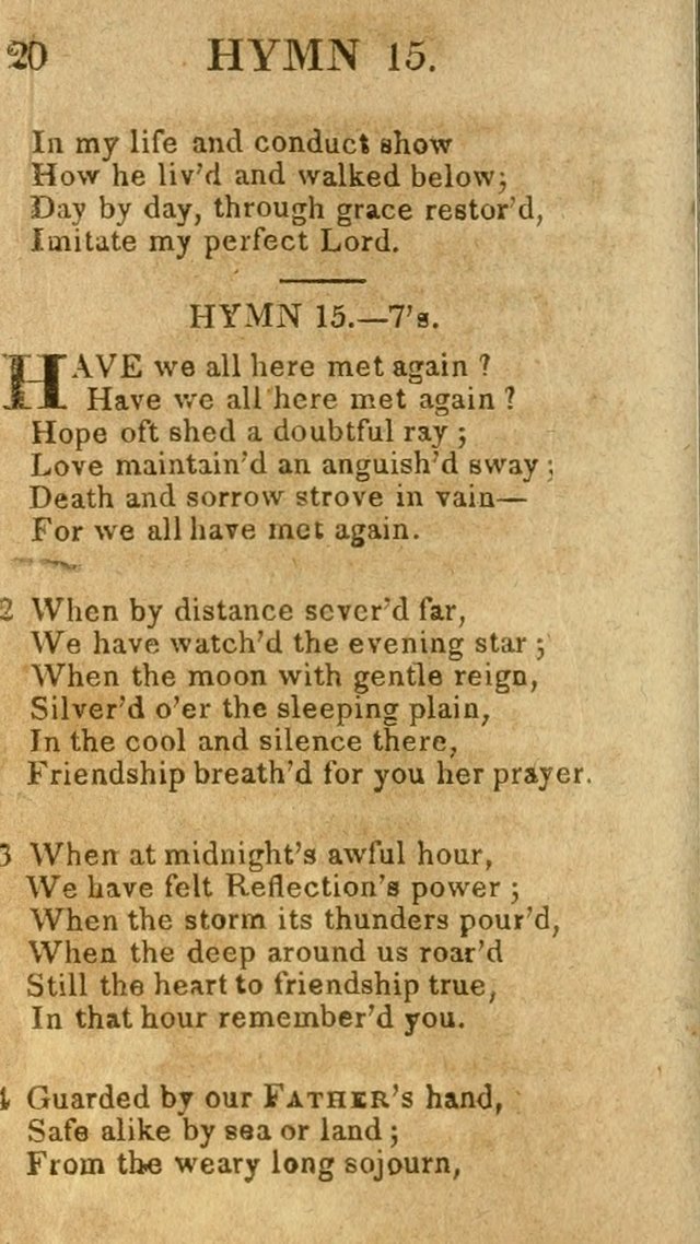 A Choice Collection of Hymns, and Spiritual Songs, designed for the devotions of Israel, in prayer, conference, and camp-meetings...(2nd ed.) page 31