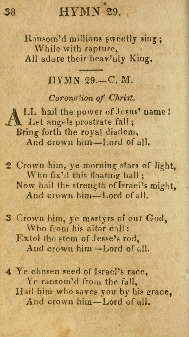 A Choice Collection of Hymns, and Spiritual Songs, designed for the devotions of Israel, in prayer, conference, and camp-meetings...(2nd ed.) page 49