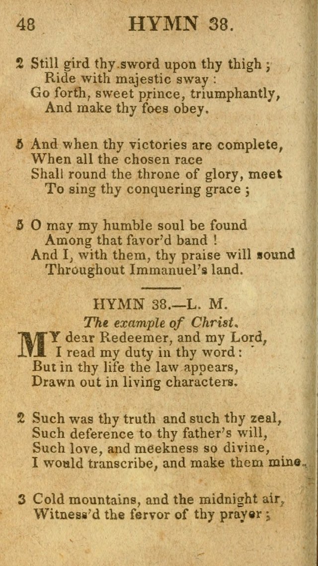 A Choice Collection of Hymns, and Spiritual Songs, designed for the devotions of Israel, in prayer, conference, and camp-meetings...(2nd ed.) page 59