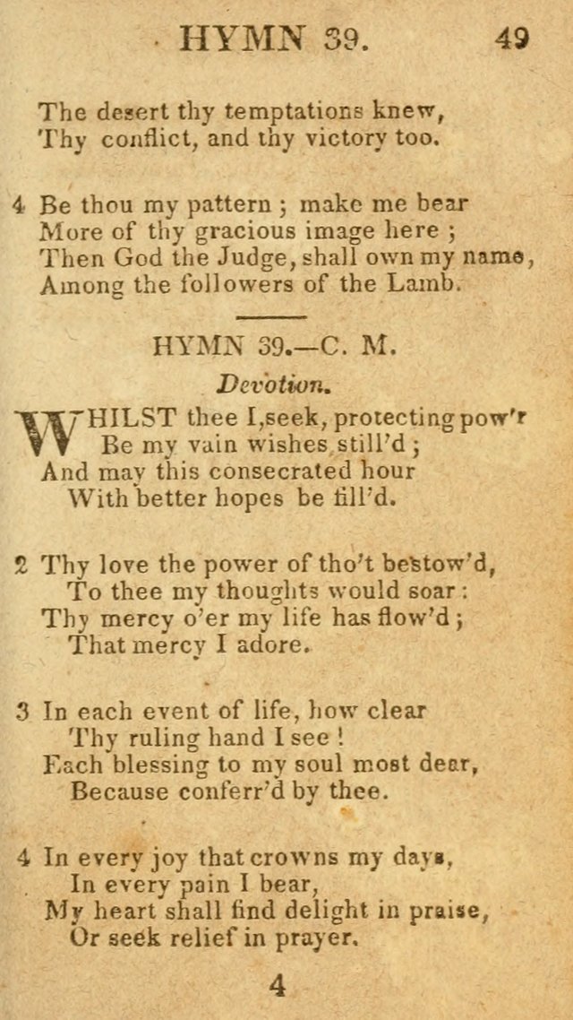 A Choice Collection of Hymns, and Spiritual Songs, designed for the devotions of Israel, in prayer, conference, and camp-meetings...(2nd ed.) page 60