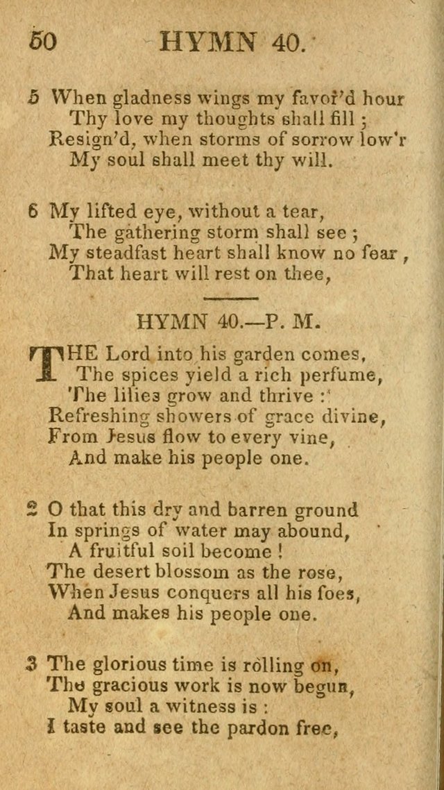 A Choice Collection of Hymns, and Spiritual Songs, designed for the devotions of Israel, in prayer, conference, and camp-meetings...(2nd ed.) page 61