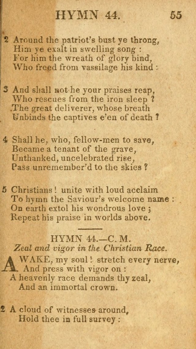 A Choice Collection of Hymns, and Spiritual Songs, designed for the devotions of Israel, in prayer, conference, and camp-meetings...(2nd ed.) page 66