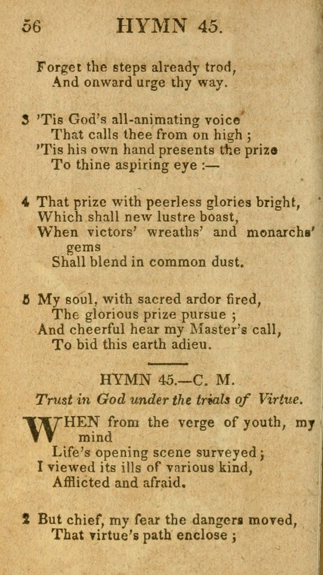 A Choice Collection of Hymns, and Spiritual Songs, designed for the devotions of Israel, in prayer, conference, and camp-meetings...(2nd ed.) page 67