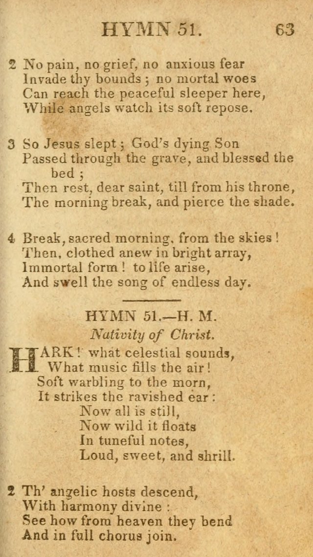 A Choice Collection of Hymns, and Spiritual Songs, designed for the devotions of Israel, in prayer, conference, and camp-meetings...(2nd ed.) page 74