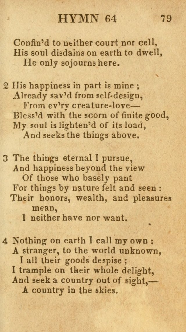 A Choice Collection of Hymns, and Spiritual Songs, designed for the devotions of Israel, in prayer, conference, and camp-meetings...(2nd ed.) page 90