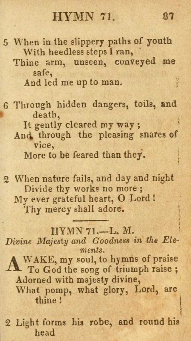 A Choice Collection of Hymns, and Spiritual Songs, designed for the devotions of Israel, in prayer, conference, and camp-meetings...(2nd ed.) page 98