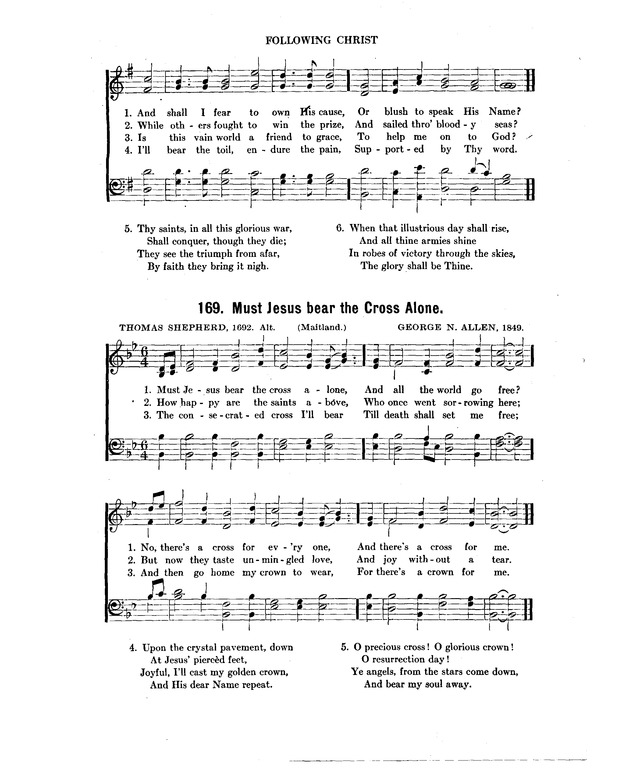 Concordia: a collection of hymns and spiritual songs page 157