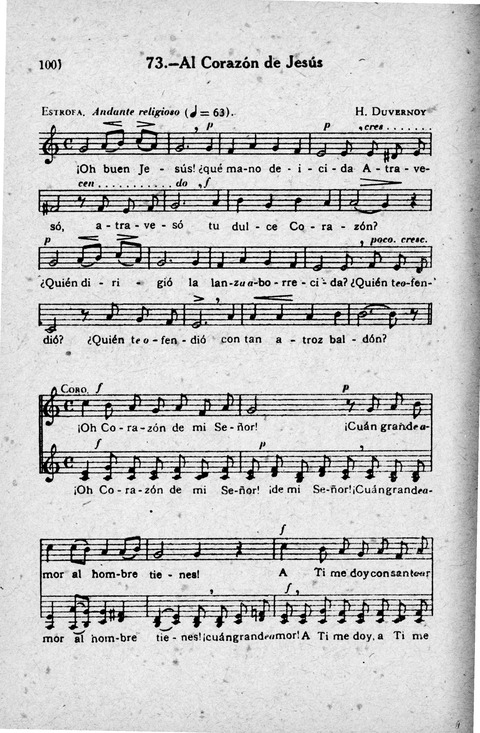 Coleccion de Cantos Sagrados Populares page 100