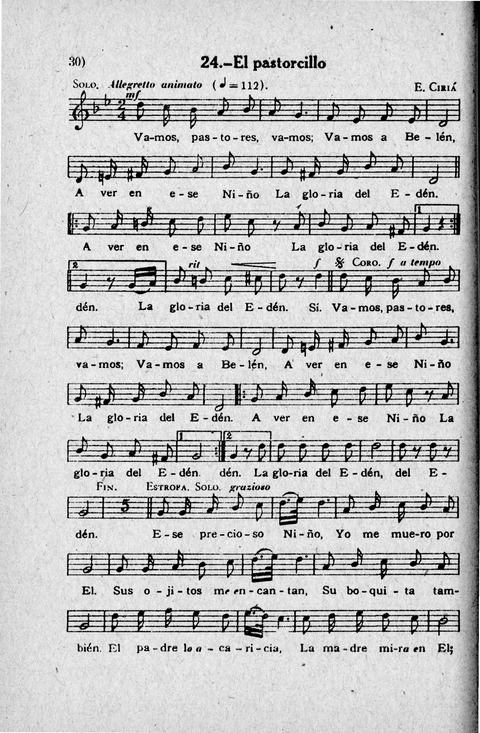 Coleccion de Cantos Sagrados Populares page 30