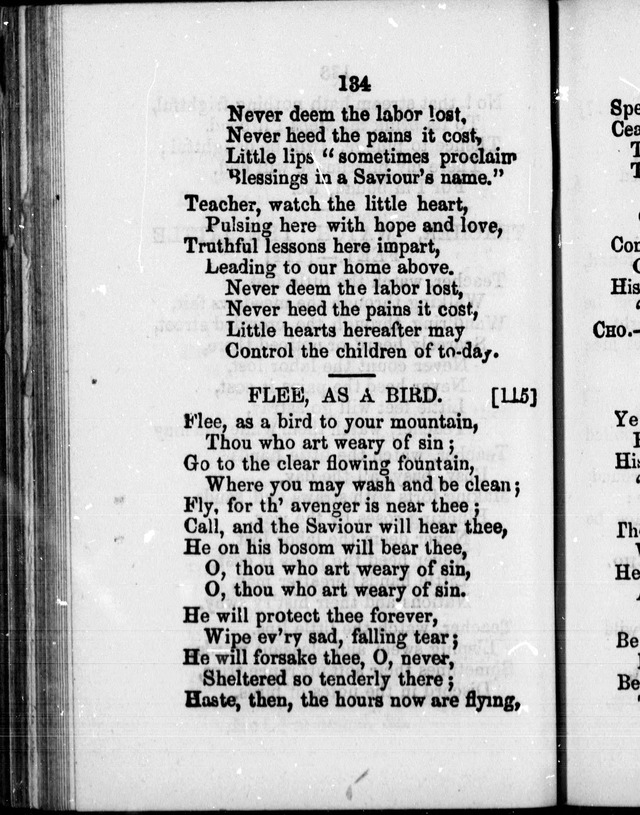 A Companion to the Canadian Sunday School Harp: being a selection of hymns set to music, for Sunday schools and the social circle page 135