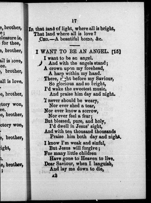 A Companion to the Canadian Sunday School Harp: being a selection of hymns set to music, for Sunday schools and the social circle page 15