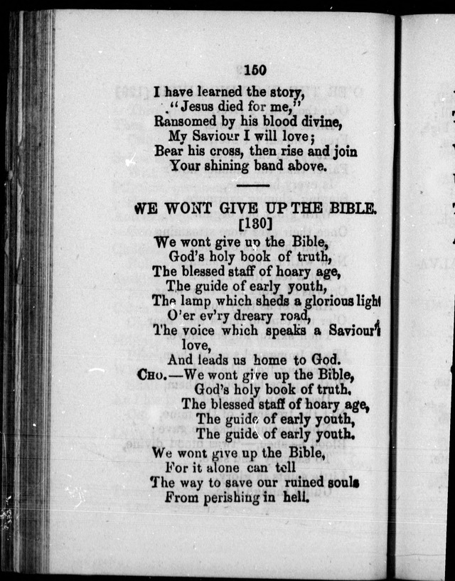 A Companion to the Canadian Sunday School Harp: being a selection of hymns set to music, for Sunday schools and the social circle page 151