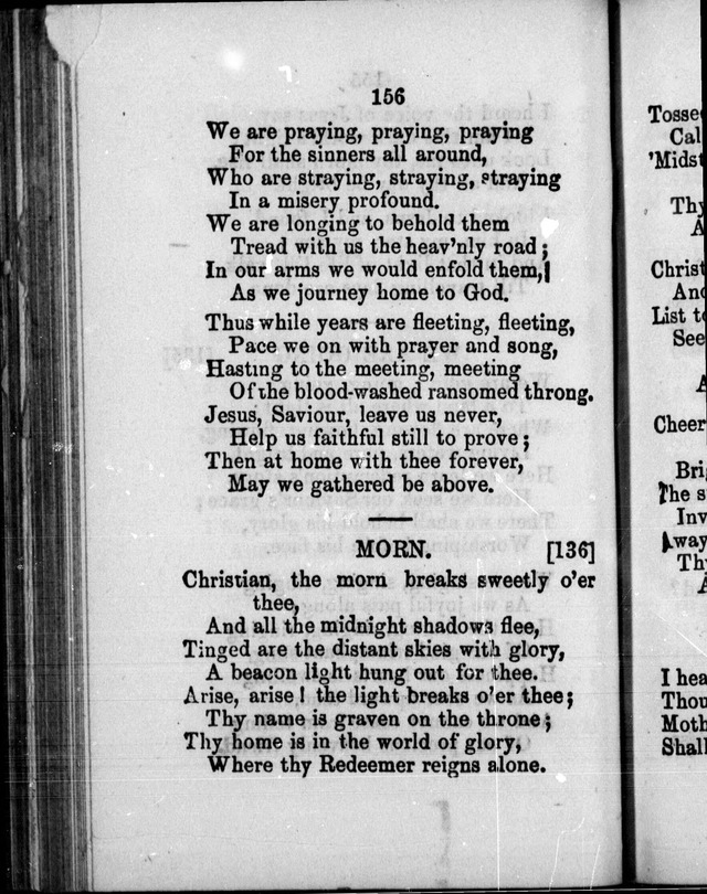 A Companion to the Canadian Sunday School Harp: being a selection of hymns set to music, for Sunday schools and the social circle page 157