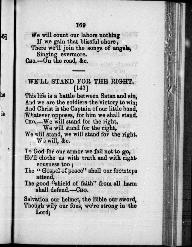 A Companion to the Canadian Sunday School Harp: being a selection of hymns set to music, for Sunday schools and the social circle page 170