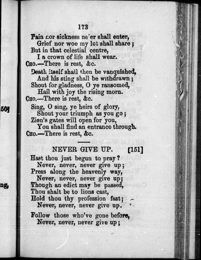 A Companion to the Canadian Sunday School Harp: being a selection of hymns set to music, for Sunday schools and the social circle page 174