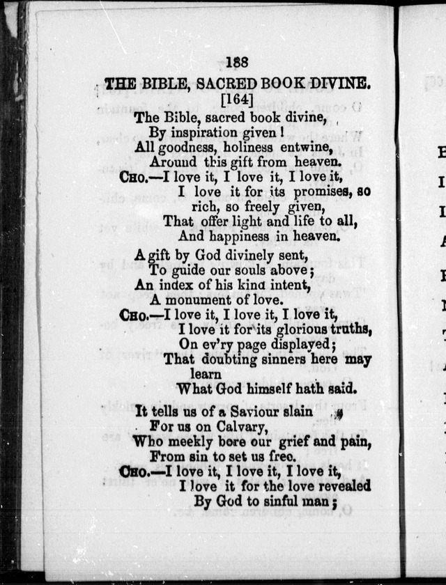 A Companion to the Canadian Sunday School Harp: being a selection of hymns set to music, for Sunday schools and the social circle page 192