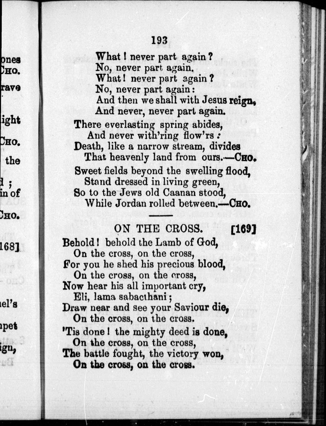 A Companion to the Canadian Sunday School Harp: being a selection of hymns set to music, for Sunday schools and the social circle page 197