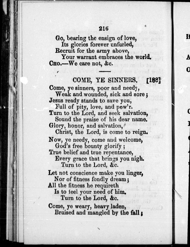 A Companion to the Canadian Sunday School Harp: being a selection of hymns set to music, for Sunday schools and the social circle page 220