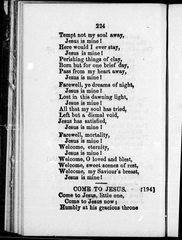 A Companion to the Canadian Sunday School Harp: being a selection of hymns set to music, for Sunday schools and the social circle page 228