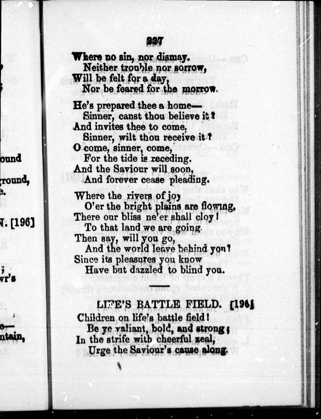 A Companion to the Canadian Sunday School Harp: being a selection of hymns set to music, for Sunday schools and the social circle page 231