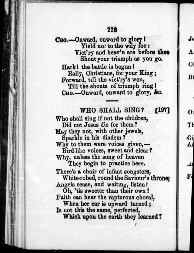 A Companion to the Canadian Sunday School Harp: being a selection of hymns set to music, for Sunday schools and the social circle page 232