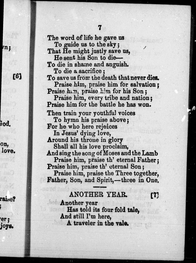 A Companion to the Canadian Sunday School Harp: being a selection of hymns set to music, for Sunday schools and the social circle page 5