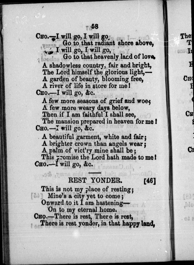 A Companion to the Canadian Sunday School Harp: being a selection of hymns set to music, for Sunday schools and the social circle page 56