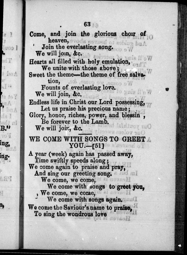 A Companion to the Canadian Sunday School Harp: being a selection of hymns set to music, for Sunday schools and the social circle page 61