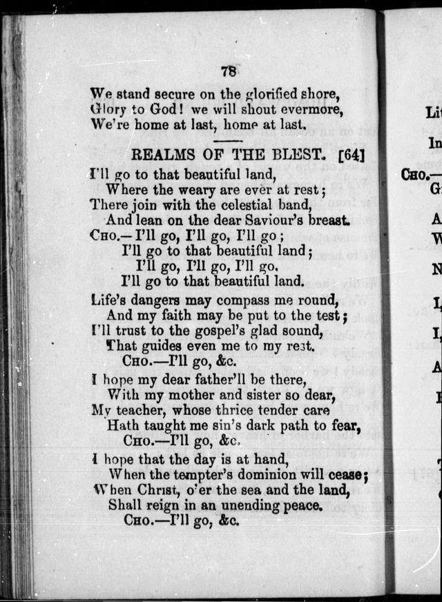 A Companion to the Canadian Sunday School Harp: being a selection of hymns set to music, for Sunday schools and the social circle page 76