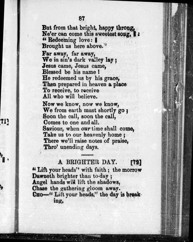 A Companion to the Canadian Sunday School Harp: being a selection of hymns set to music, for Sunday schools and the social circle page 85