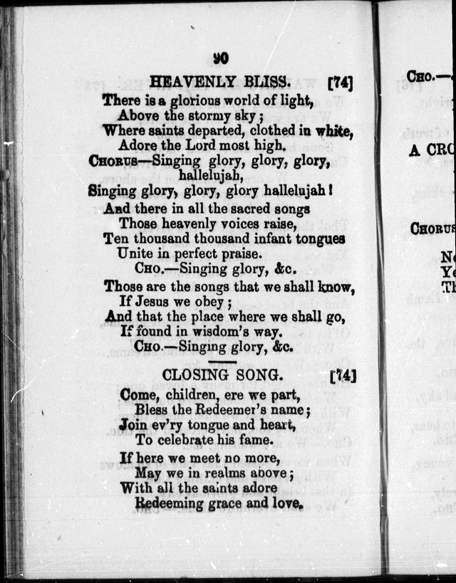 A Companion to the Canadian Sunday School Harp: being a selection of hymns set to music, for Sunday schools and the social circle page 88