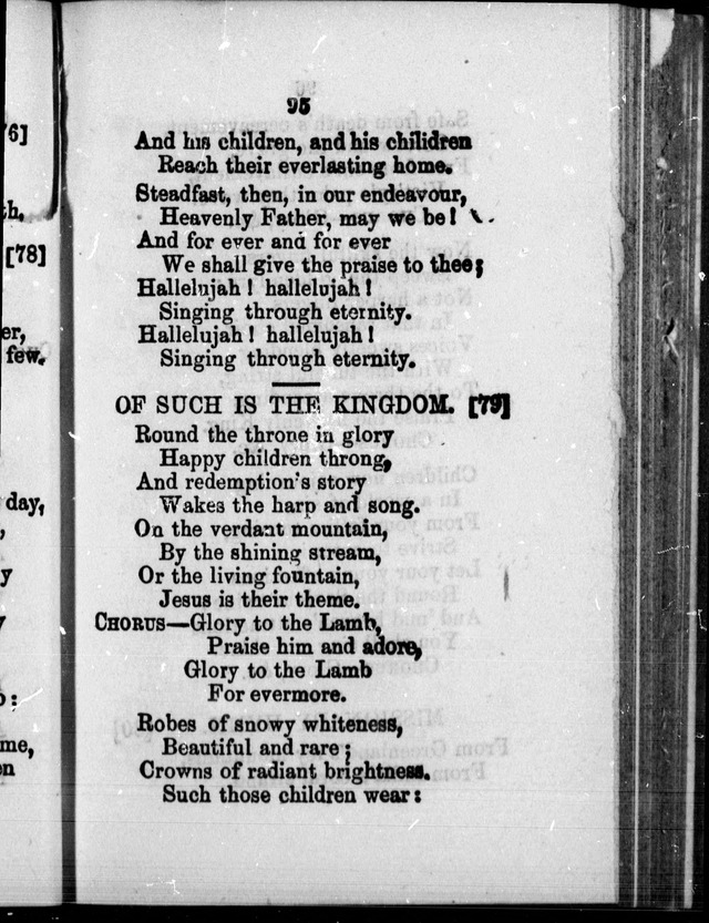 A Companion to the Canadian Sunday School Harp: being a selection of hymns set to music, for Sunday schools and the social circle page 96