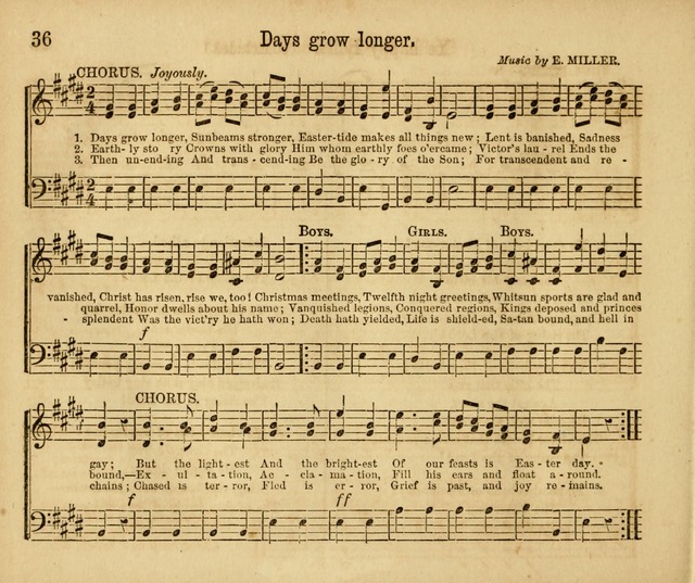 Chants, Carols and Tunes: a supplement to the Sunday School Service and Tune Book page 36