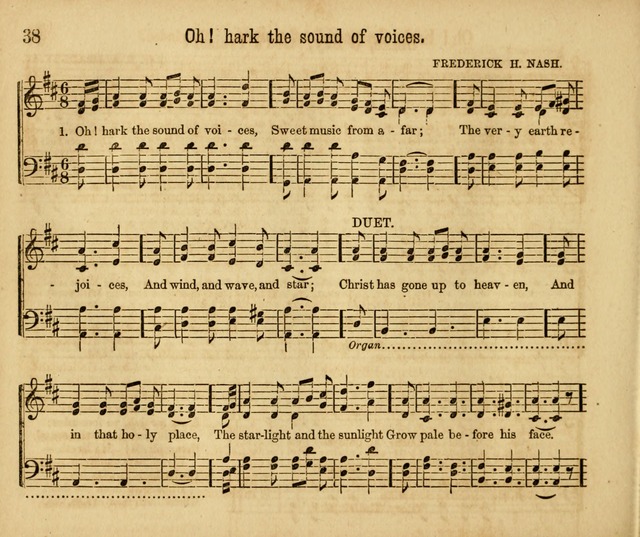 Chants, Carols and Tunes: a supplement to the Sunday School Service and Tune Book page 38