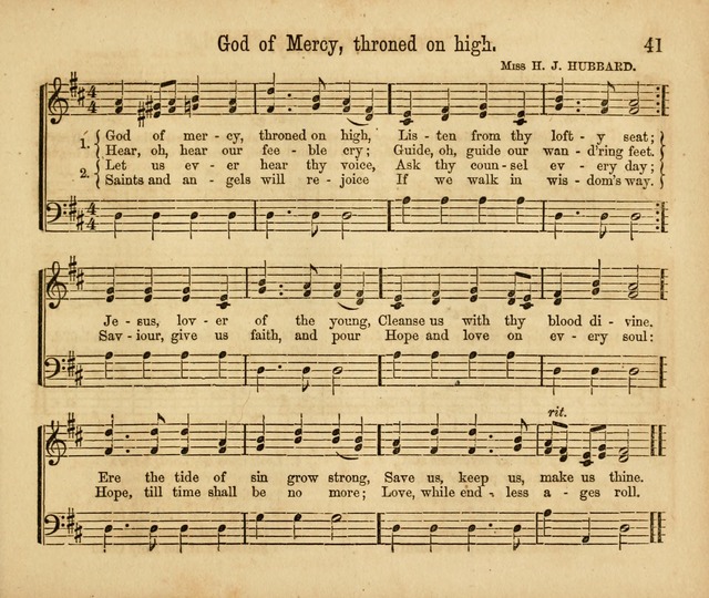 Chants, Carols and Tunes: a supplement to the Sunday School Service and Tune Book page 41