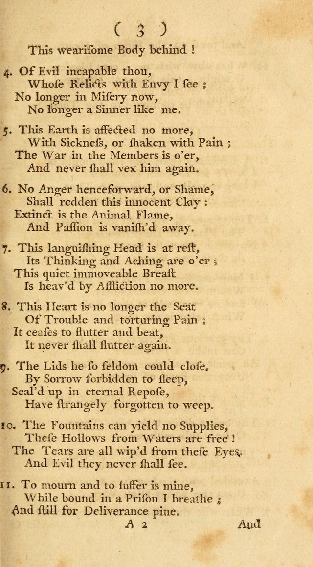 The Christians Duty, exhibited, in a series of Hymns: collected from various authors, designed for the worship of God, and for the edification of Christians (1st Ed.) page 3