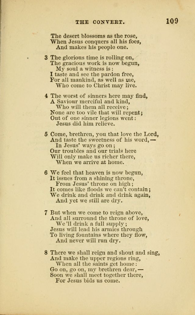 Choral Echoes from the Church of God in All Ages: a collection of hymns and tunes adapted to all occasions of social worship page 109