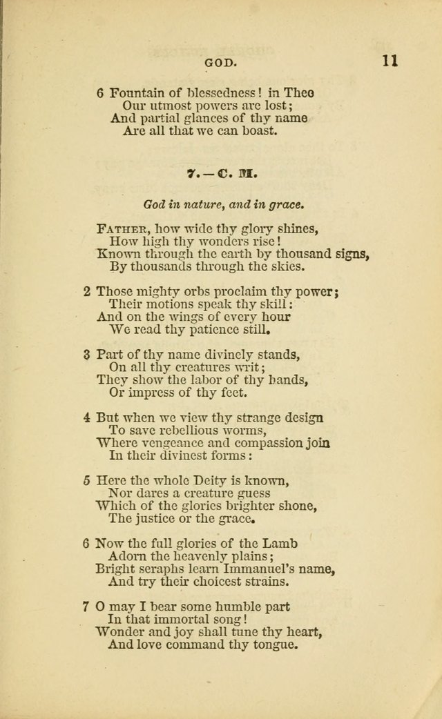 Choral Echoes from the Church of God in All Ages: a collection of hymns and tunes adapted to all occasions of social worship page 11