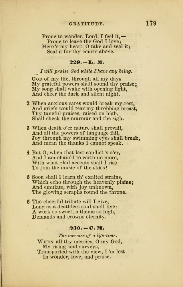 Choral Echoes from the Church of God in All Ages: a collection of hymns and tunes adapted to all occasions of social worship page 179