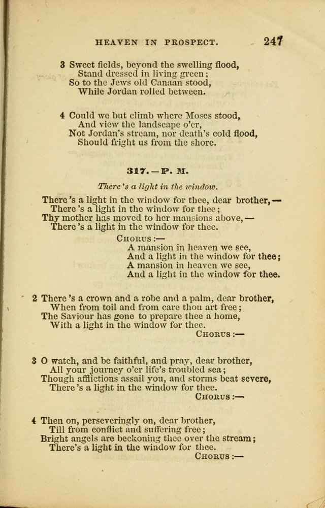 Choral Echoes from the Church of God in All Ages: a collection of hymns and tunes adapted to all occasions of social worship page 247