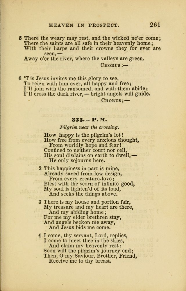 Choral Echoes from the Church of God in All Ages: a collection of hymns and tunes adapted to all occasions of social worship page 261