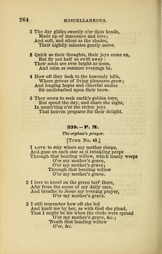 Choral Echoes from the Church of God in All Ages: a collection of hymns and tunes adapted to all occasions of social worship page 264