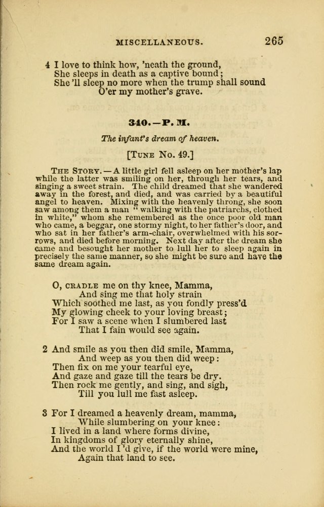 Choral Echoes from the Church of God in All Ages: a collection of hymns and tunes adapted to all occasions of social worship page 265
