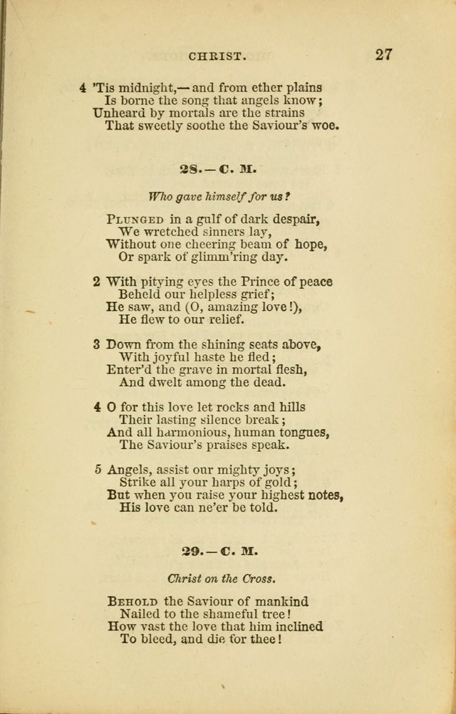 Choral Echoes from the Church of God in All Ages: a collection of hymns and tunes adapted to all occasions of social worship page 27