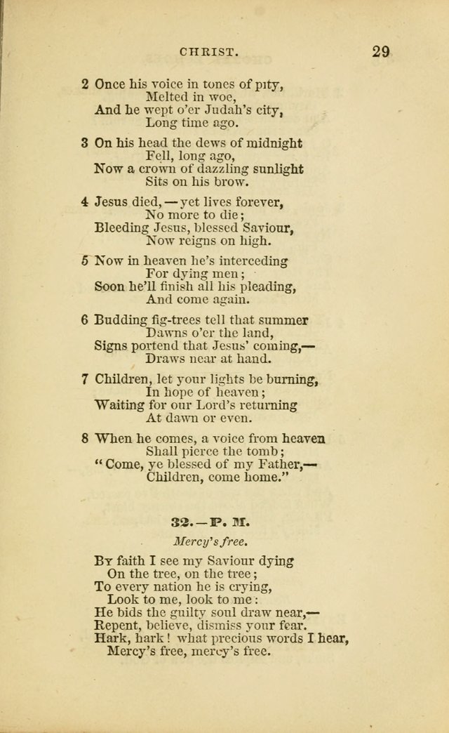 Choral Echoes from the Church of God in All Ages: a collection of hymns and tunes adapted to all occasions of social worship page 29