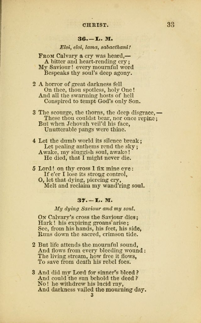 Choral Echoes from the Church of God in All Ages: a collection of hymns and tunes adapted to all occasions of social worship page 33