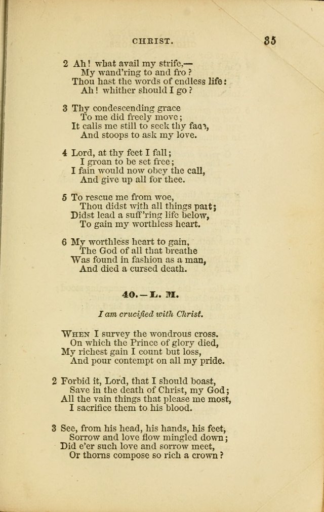 Choral Echoes from the Church of God in All Ages: a collection of hymns and tunes adapted to all occasions of social worship page 35